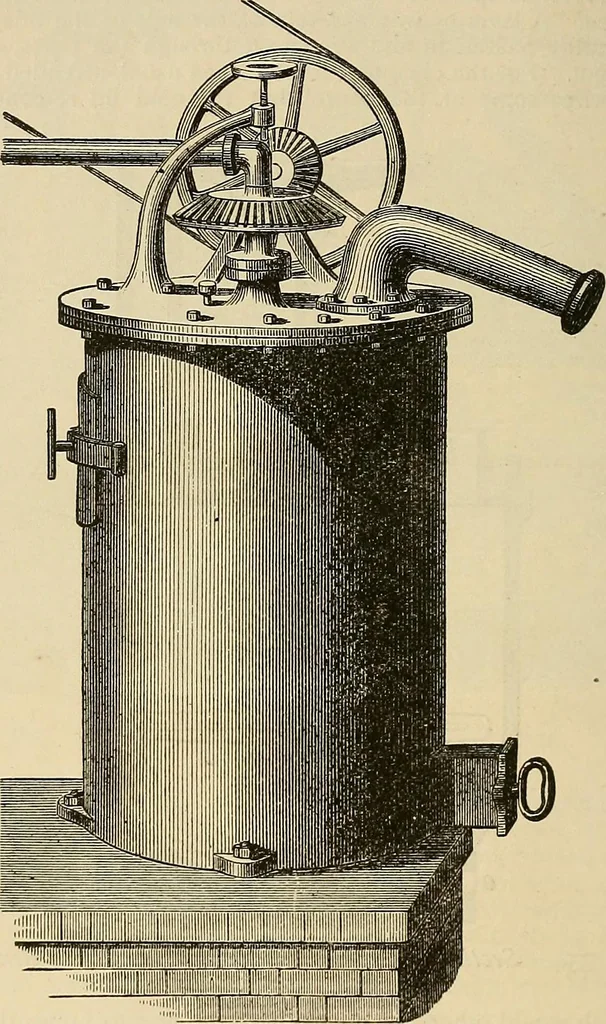 An illustration from Discoveries and inventions of the nineteenth century, 1905, leaf 838