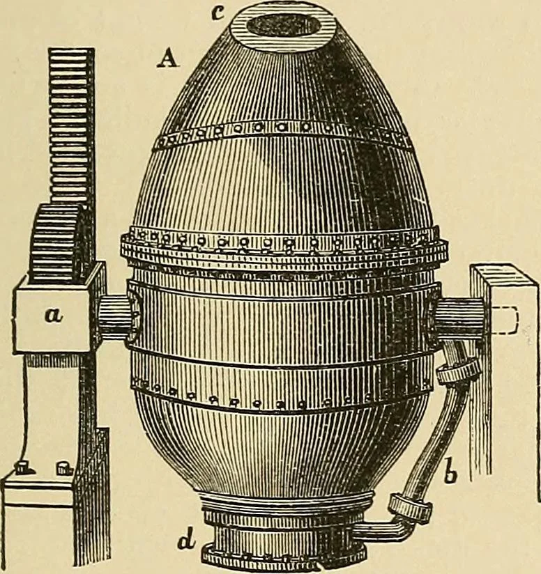 An illustration from Discoveries and inventions of the nineteenth century, 1905, leaf 87