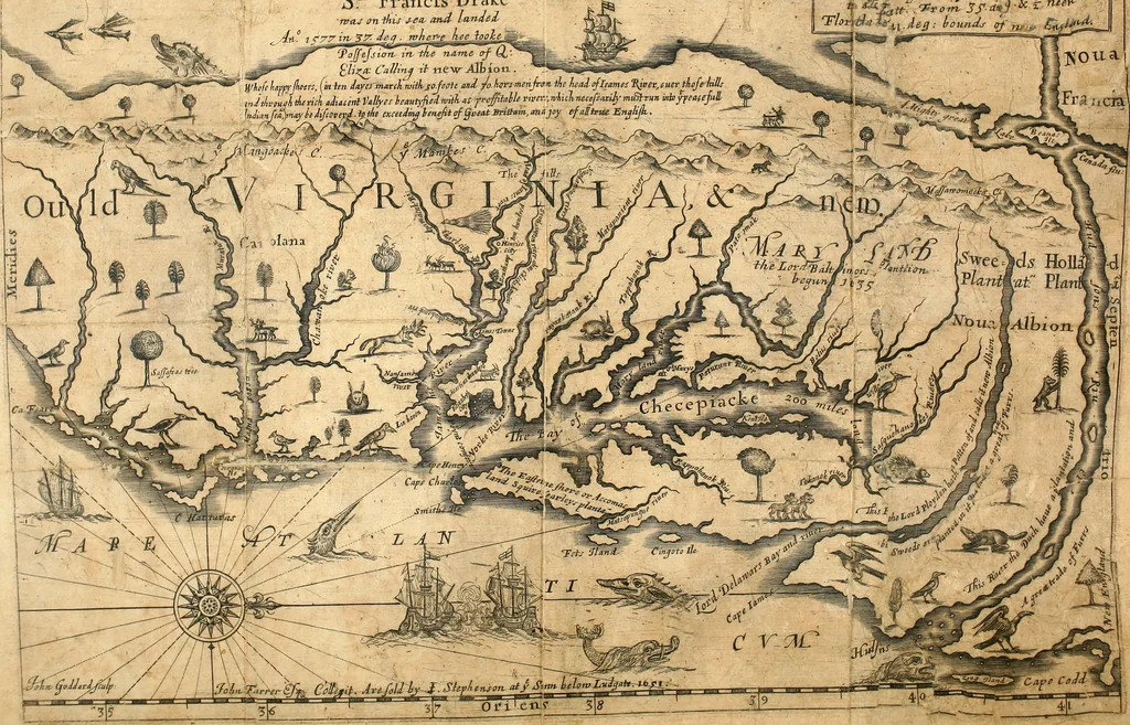 An illustration from The discovery of Nevv Brittaine : began August 27, Anno Dom. 1650, 1651, leaf 12