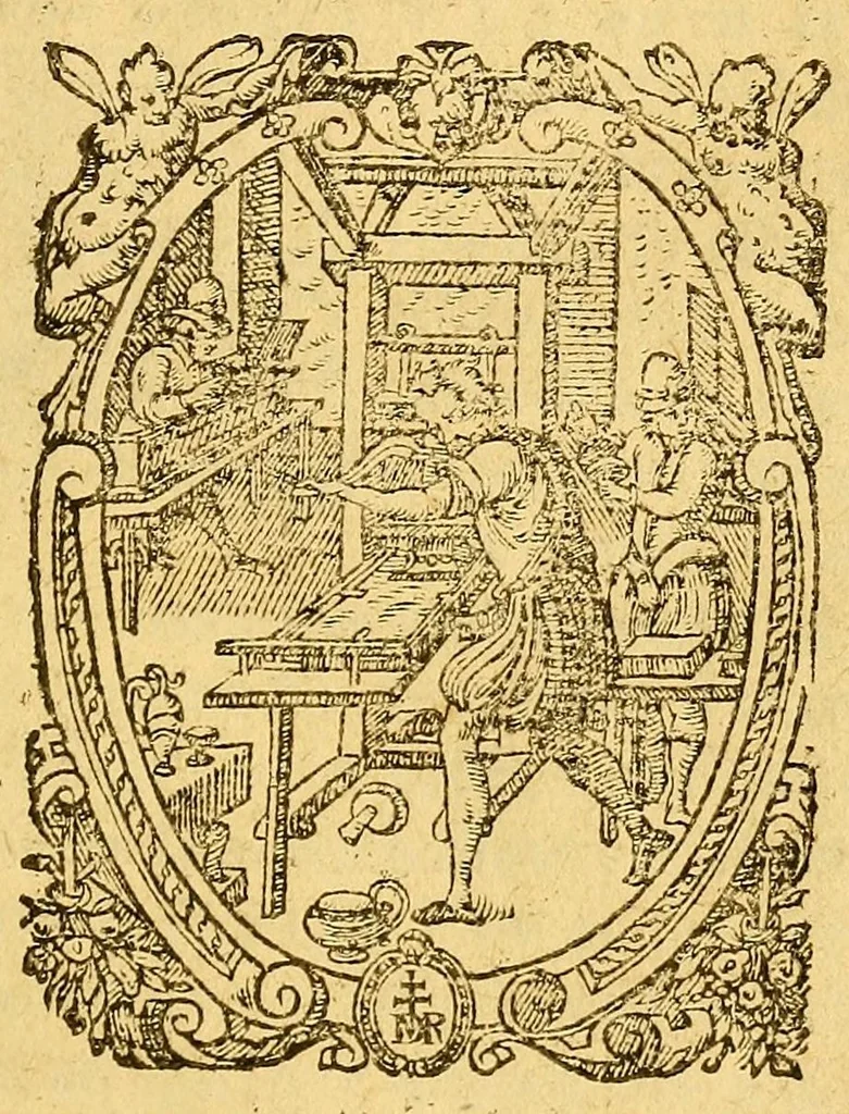 An illustration from Discovrs av pevple de Paris, et avtres Catholiques de France, sur les nouuelles entreprises des rebelles, & seditieux, 1585, leaf 7