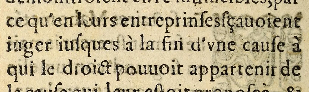 An illustration from Discovrs de la fuyte des impositeurs italiens. Et des regretz qu'ilz font de quieter la France. Et de leur route vers les pays de Barbarie., 1589, leaf 12