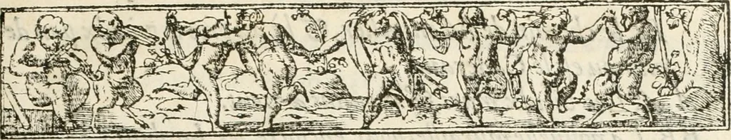 An illustration from Discovrs historial de l'antiqve et illvstre cité de Nismes en la Gaule narbonoise : auec les portraitz des plus antiques & insignes bastimens dudit lieu, reduitz à leur vraye mesure & proportion, ensemble de l'antique & moderne ville, 1560, leaf 44