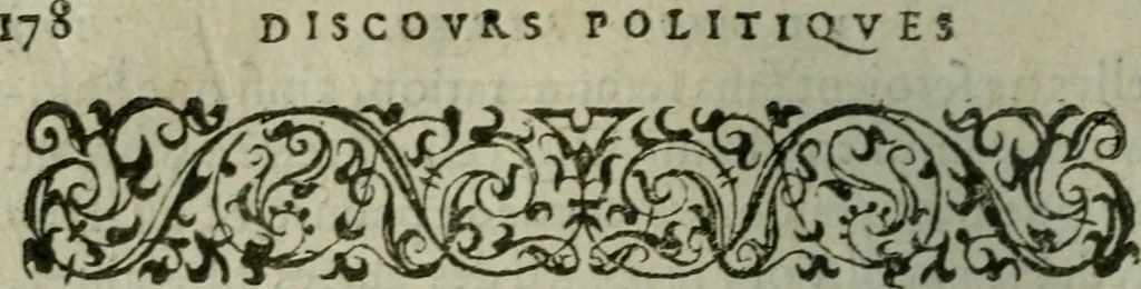 An illustration from Discovrs politiqves et militaires. Nouuellement recueillis & mis en lumiere, 1587, leaf 197