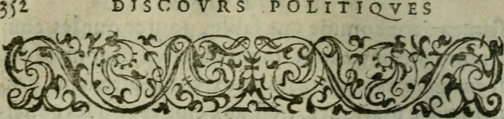 An illustration from Discovrs politiqves et militaires. Nouuellement recueillis & mis en lumiere, 1587, leaf 371