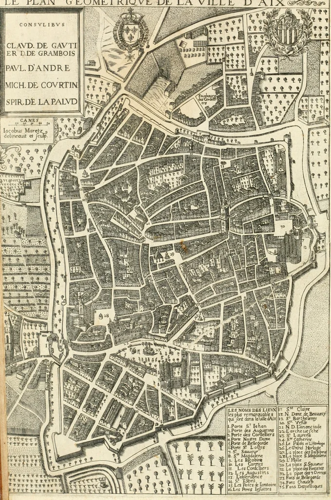 An illustration from Discovrs svr les arcs triomphavx dressés en la ville d'Aix : à l'heureuse arriuée de tres-chrestien, tres-grand, & tres-iuste monarque Lovys XIII. roy de France, & de Nauarre, 1624, leaf 11
