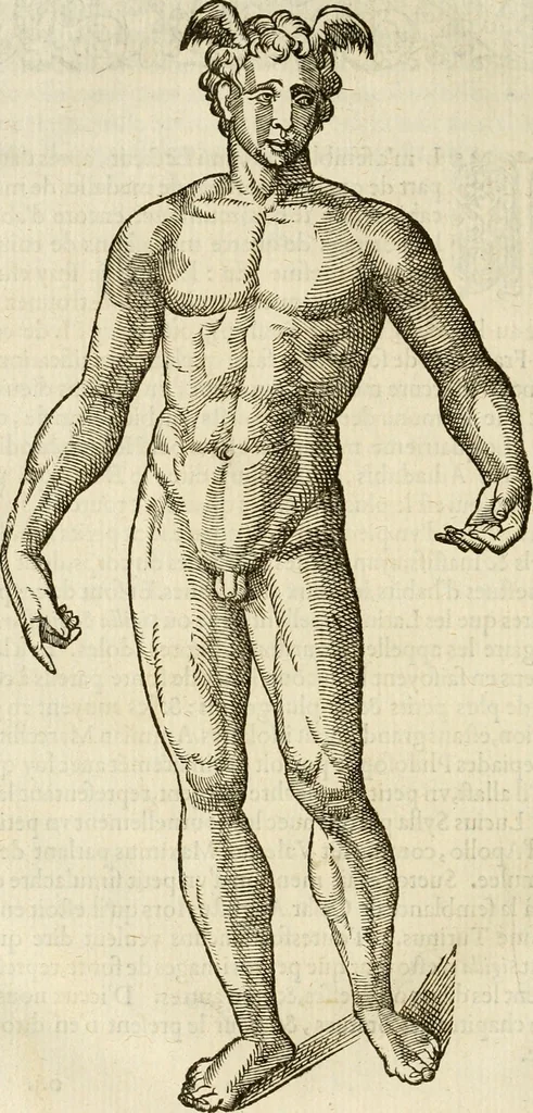 An illustration from Discovrs svr les medalles et gravevres antiques, principalement romaines. Plus, vne exposition particuliere de quelques planches ou tables estans sur la fin de ce liure, esquelles sont monstrees diuerses medalles & graueures antiques, rares & exquises, 1579, leaf 313