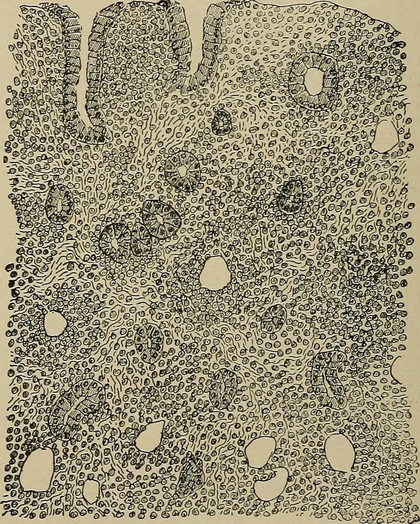 An illustration from Diseases of the stomach : a text-book for practitioners and students, 1906, leaf 404