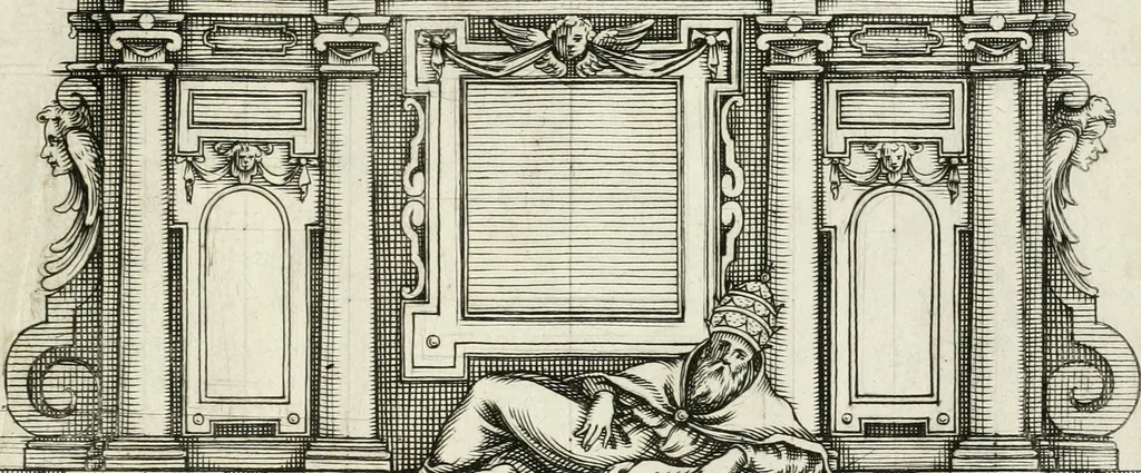 An illustration from Disegni varii di depositi o' sepulcri, 1619, leaf 104