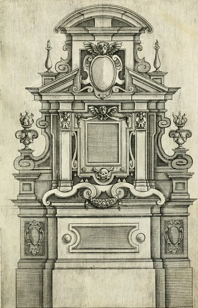 An illustration from Disegni varii di depositi o' sepulcri, 1619, leaf 106