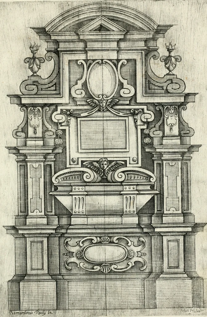 An illustration from Disegni varii di depositi o' sepulcri, 1619, leaf 108