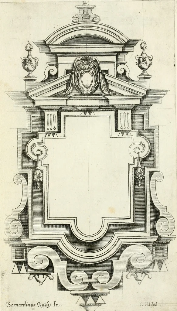 An illustration from Disegni varii di depositi o' sepulcri, 1619, leaf 14