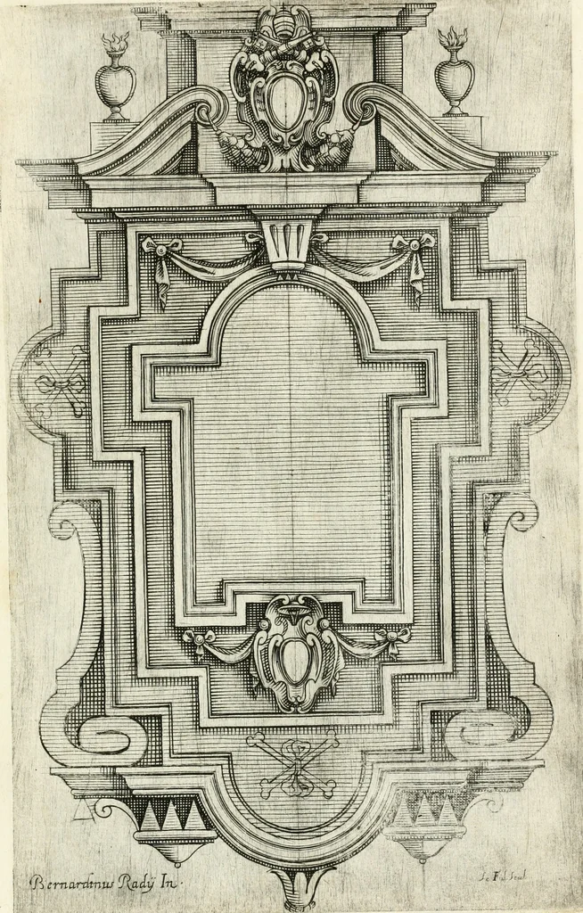 An illustration from Disegni varii di depositi o' sepulcri, 1619, leaf 40
