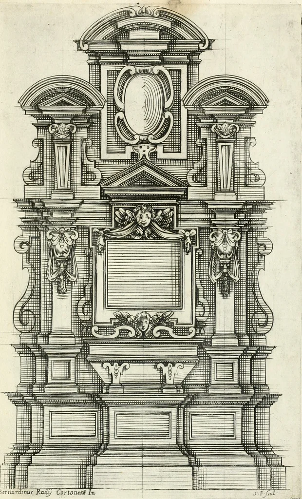 An illustration from Disegni varii di depositi o' sepulcri, 1619, leaf 50
