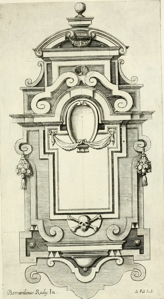 An illustration from Disegni varii di depositi o' sepulcri, 1619, leaf 54