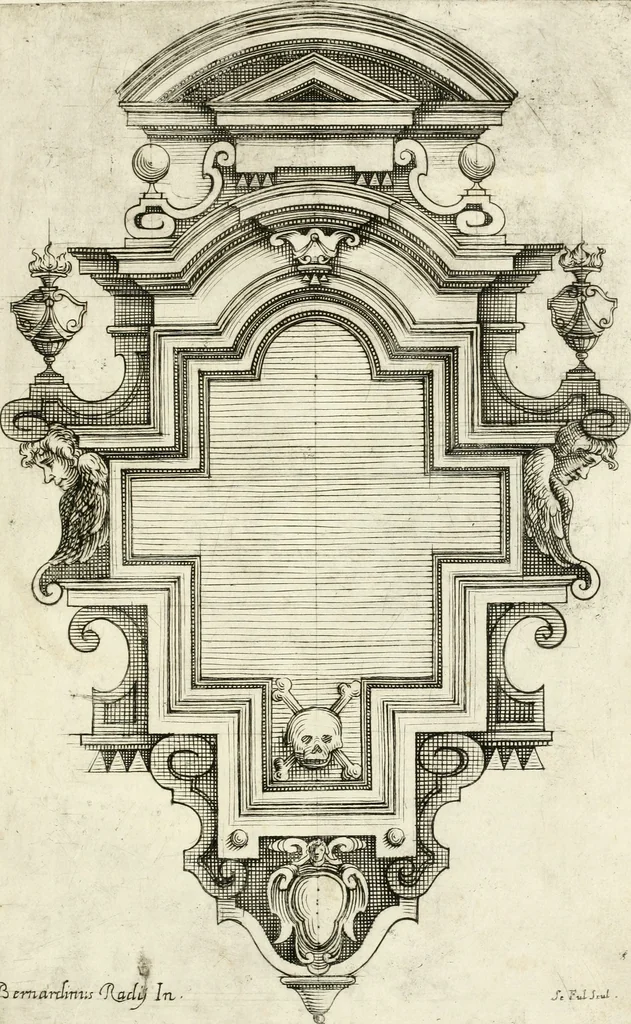 An illustration from Disegni varii di depositi o' sepulcri, 1619, leaf 56