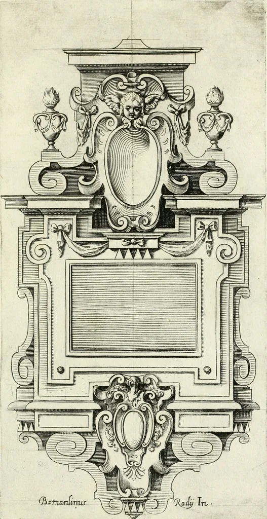 An illustration from Disegni varii di depositi o' sepulcri, 1619, leaf 58