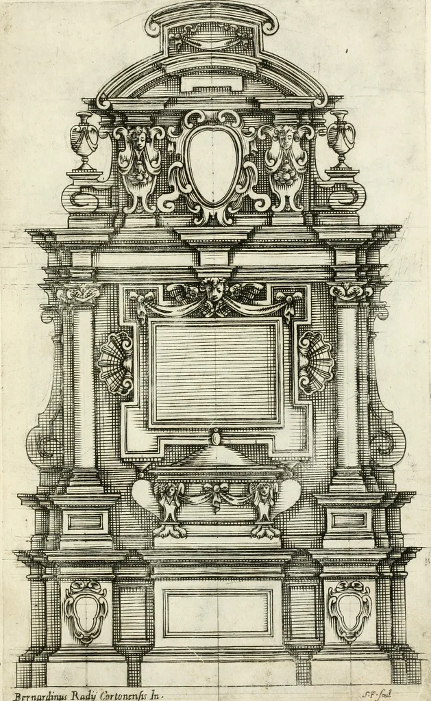 An illustration from Disegni varii di depositi o' sepulcri, 1619, leaf 60