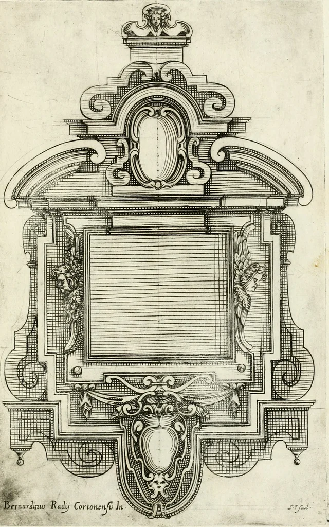 An illustration from Disegni varii di depositi o' sepulcri, 1619, leaf 66