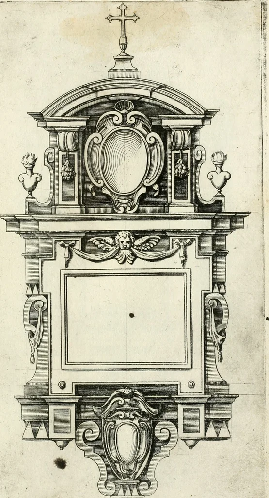 An illustration from Disegni varii di depositi o' sepulcri, 1619, leaf 68