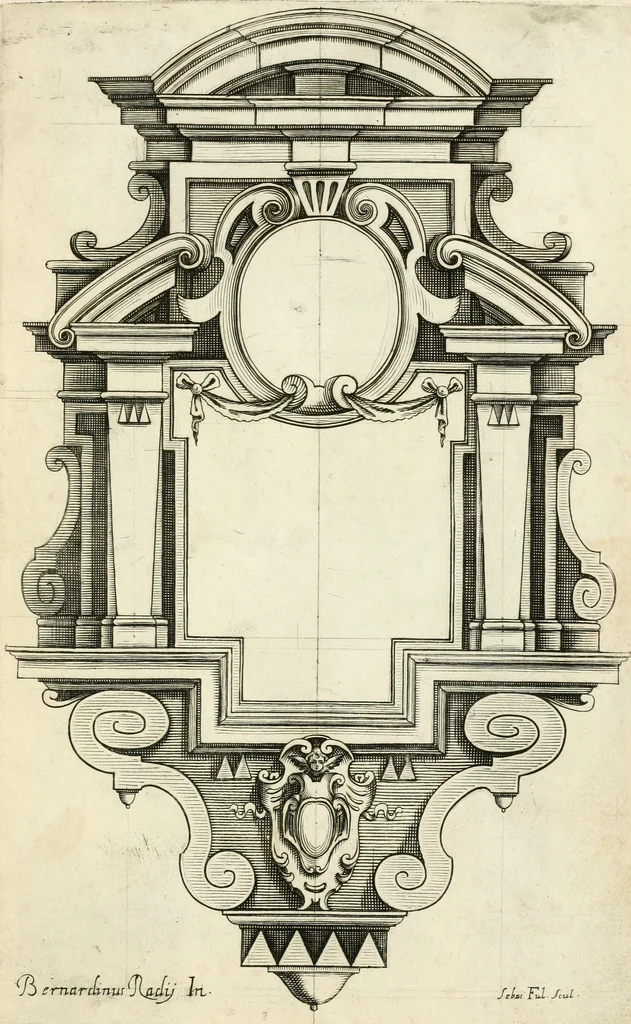 An illustration from Disegni varii di depositi o' sepulcri, 1619, leaf 74