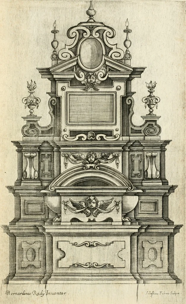 An illustration from Disegni varii di depositi o' sepulcri, 1619, leaf 76