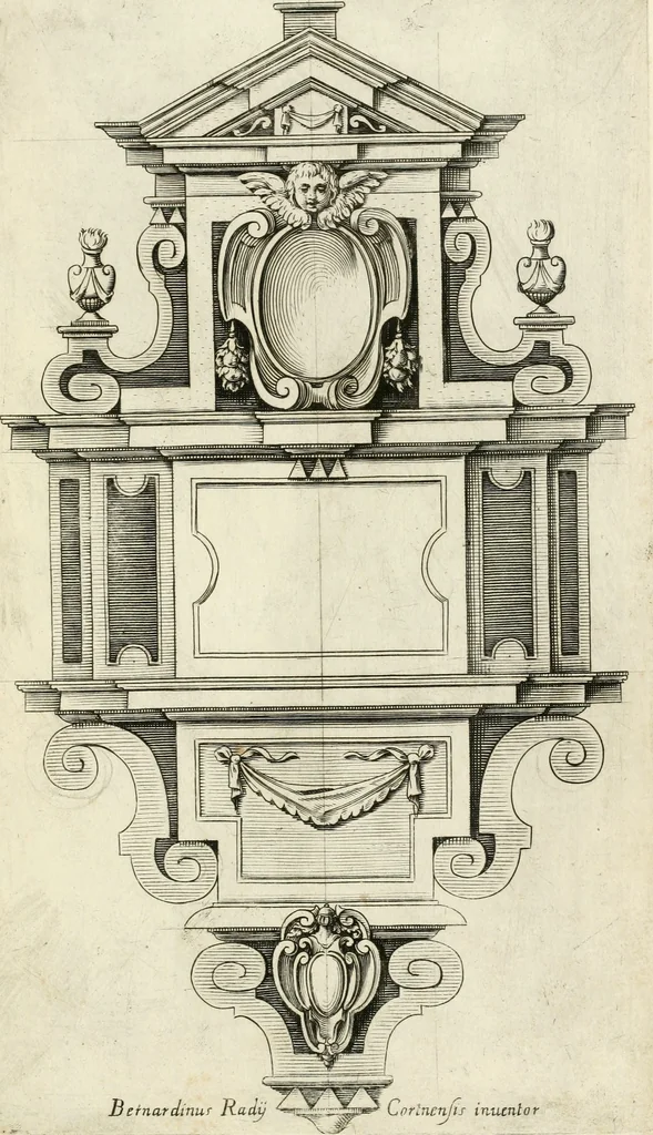 An illustration from Disegni varii di depositi o' sepulcri, 1619, leaf 78