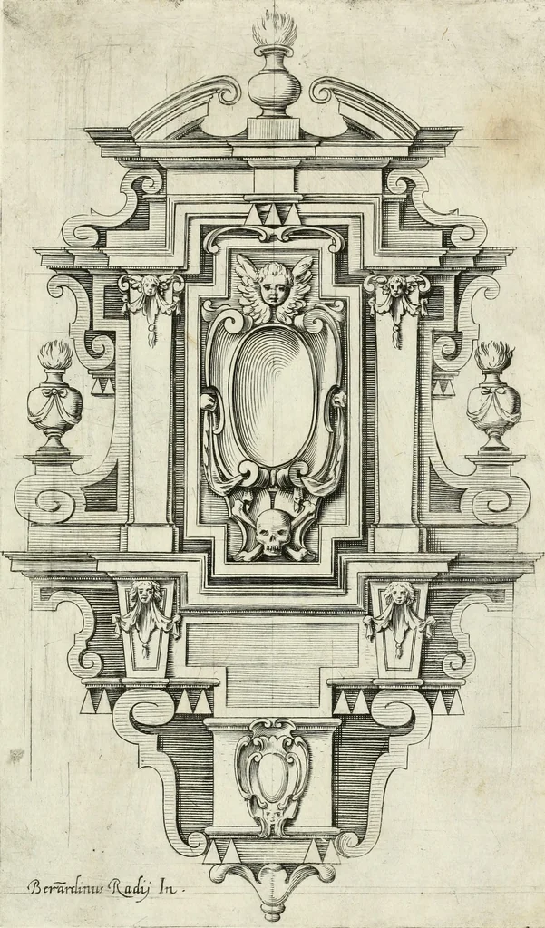 An illustration from Disegni varii di depositi o' sepulcri, 1619, leaf 88