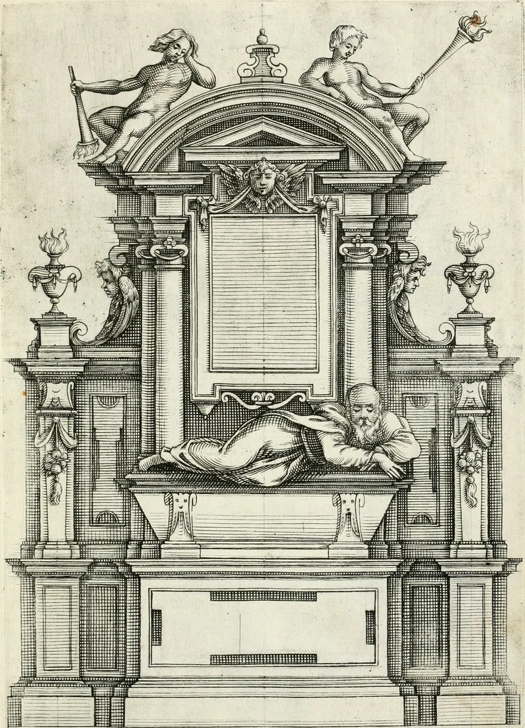 An illustration from Disegni varii di depositi o' sepulcri, 1619, leaf 94