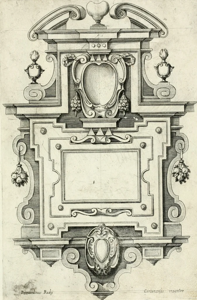 An illustration from Disegni varii di depositi o' sepulcri, 1619, leaf 96