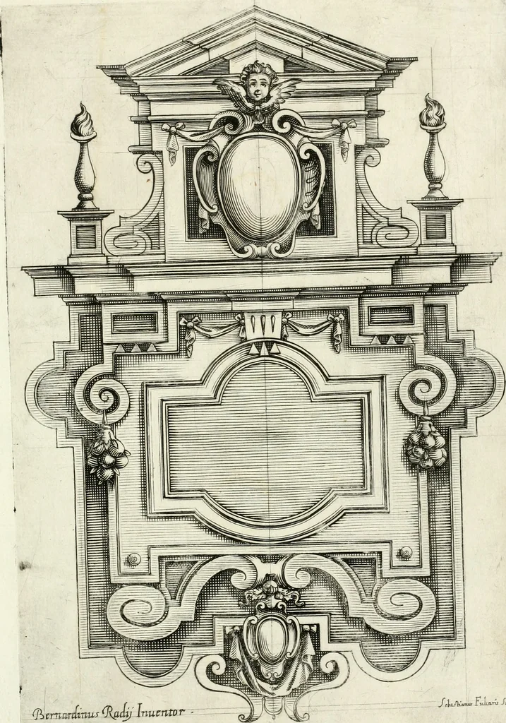 An illustration from Disegni varii di depositi o' sepulcri, 1619, leaf 98