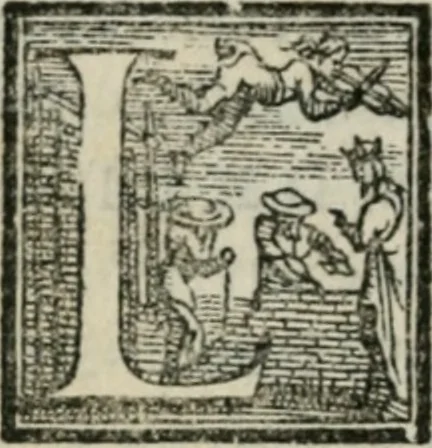 An illustration from Disegno del Doni : partito in piv ragionamenti, ne qvali si tratta della scoltvra et pittvra : de colori, de getti, de modegli, con molte cose appartenenti a quest'arti : & si termina la nobiltà dell'una et dell'altra professione : con historie, essempi, et sentenze : & nel fine alcune lettere che trattano della medesima materia, 1549, leaf 123