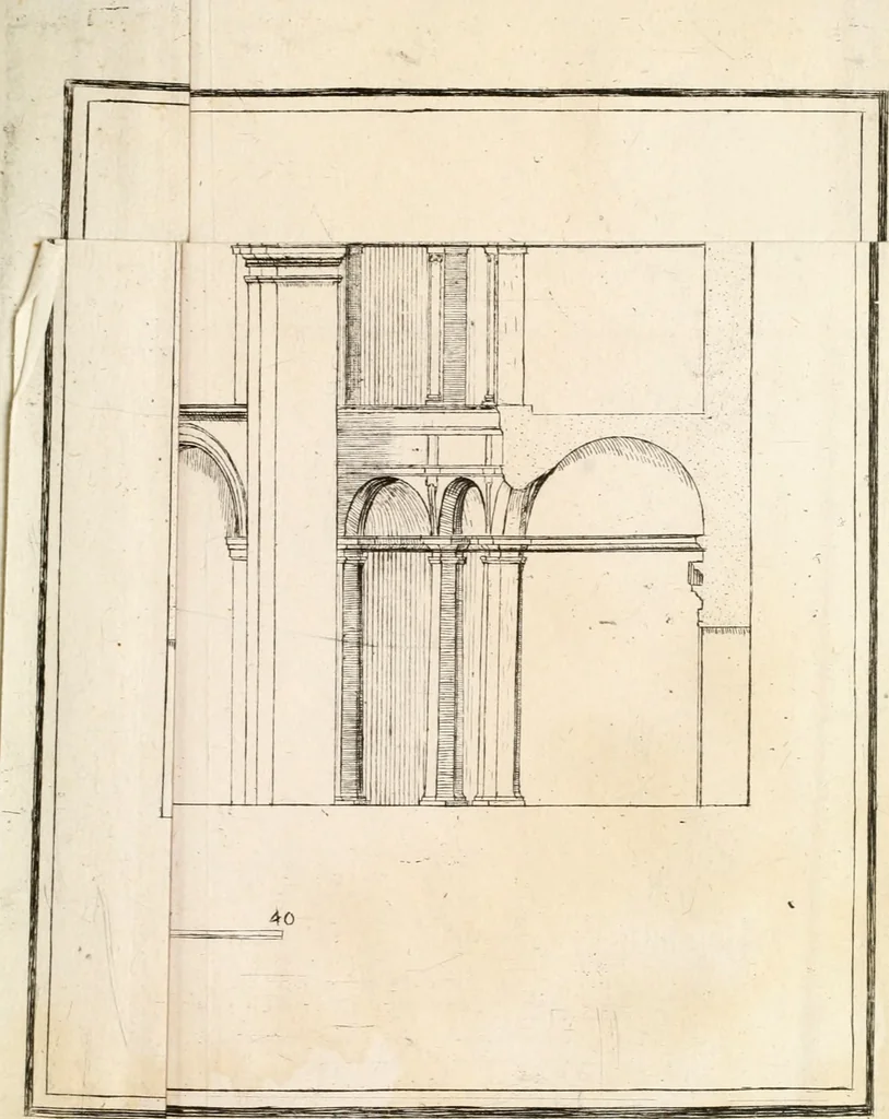 An illustration from Dispareri in materia d'architettura e prospettiva, 1771, leaf 142