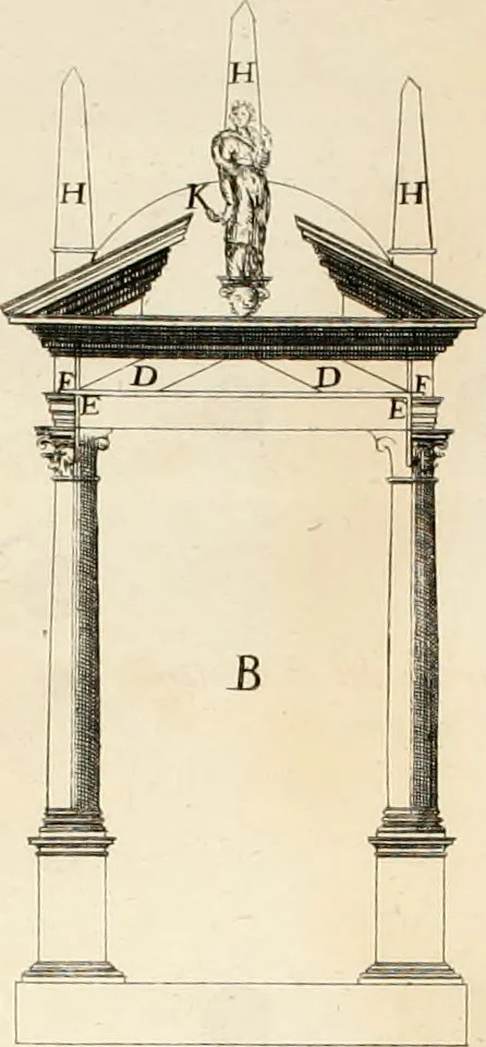 An illustration from Dispareri in materia d'architettura e prospettiva, 1771, leaf 151
