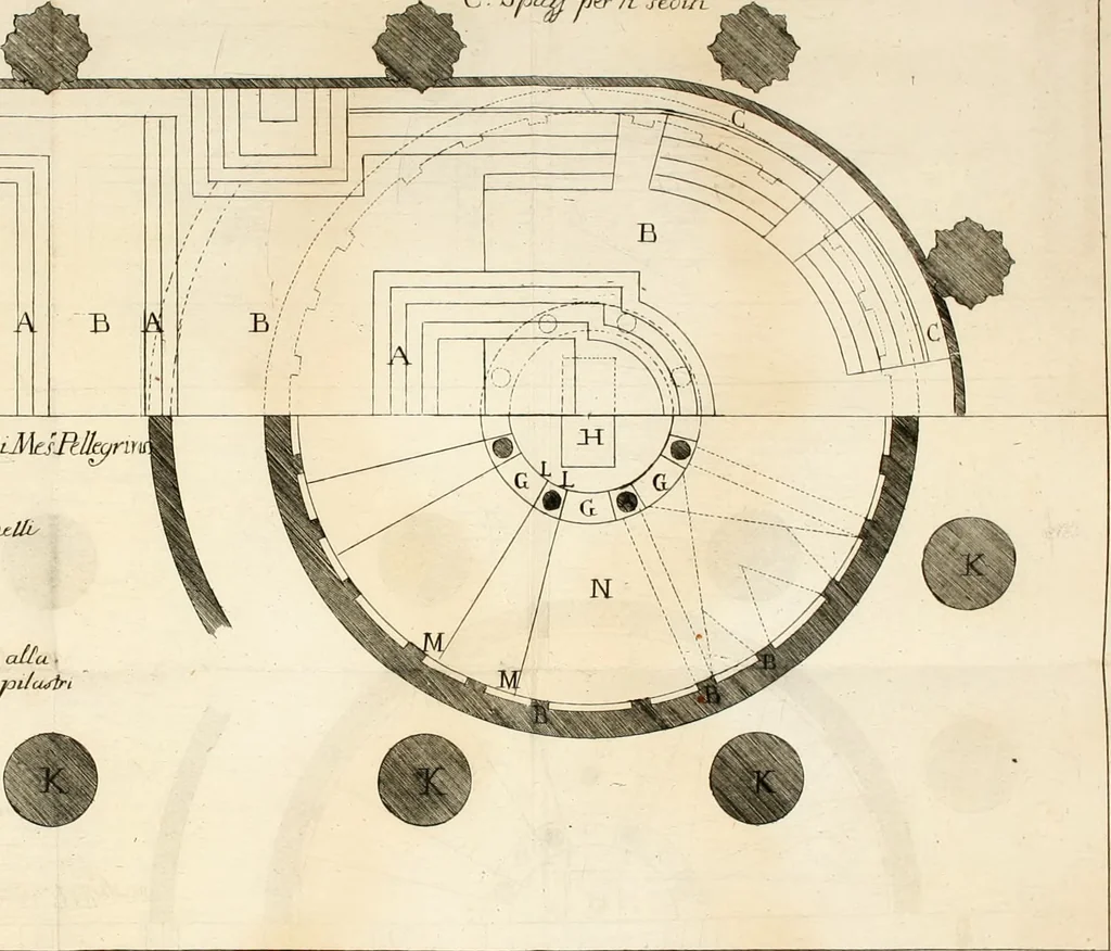 An illustration from Dispareri in materia d'architettura e prospettiva, 1771, leaf 153