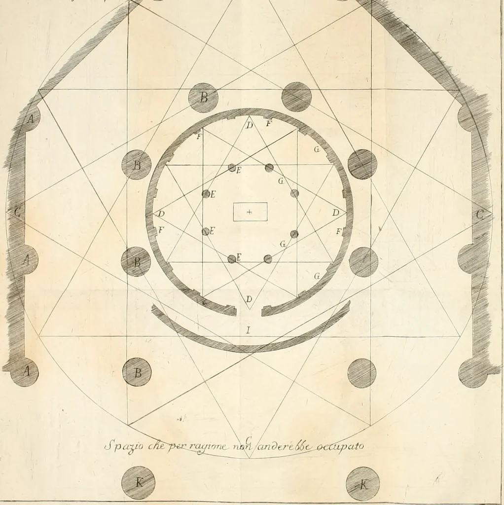 An illustration from Dispareri in materia d'architettura e prospettiva, 1771, leaf 157