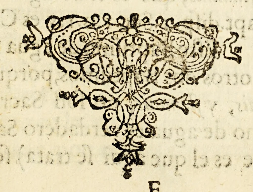 An illustration from Dispertador de noticias de los santos sacramentos. Primer tomo. : Que a N.M.R.P. Fray Juan Capistrano, colegial del mayor de San Pedro y San Pablo de la Vniversidad de Alcalà, lector jubilado, guardian, que ha sido en el convento de San Antonio de Padua de Sevilla en la Santa Provincia de Los Angeles de la regular observancia de N.P.S. Francisco, y commissario general de todas las provincias de esta Nueva-España,, 1695, leaf 65