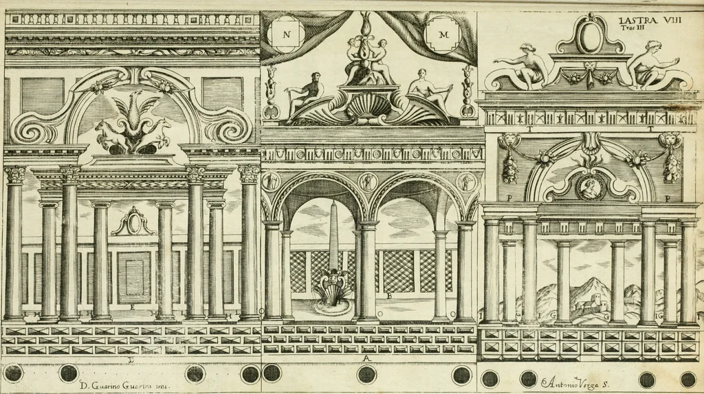 An illustration from Dissegni d'architettvra civile et ecclesiastica, 1686, leaf 22