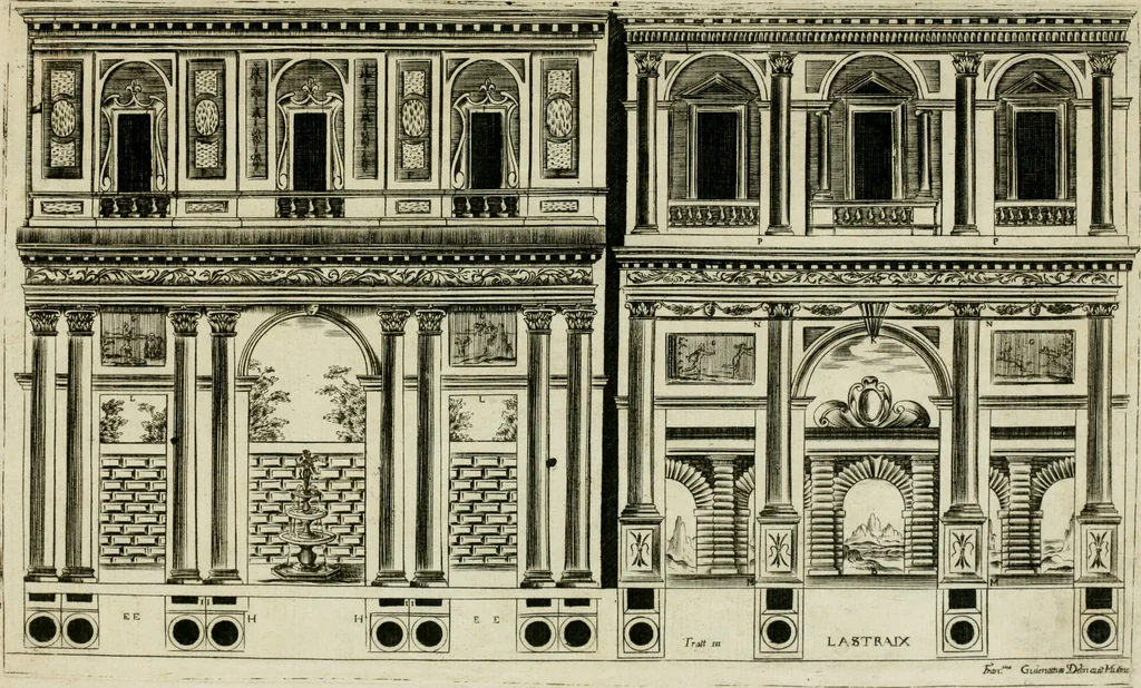 An illustration from Dissegni d'architettvra civile et ecclesiastica, 1686, leaf 25