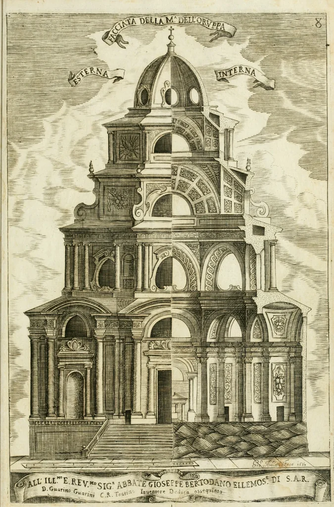 An illustration from Dissegni d'architettvra civile et ecclesiastica, 1686, leaf 44