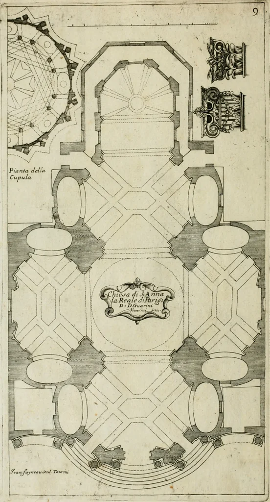 An illustration from Dissegni d'architettvra civile et ecclesiastica, 1686, leaf 47