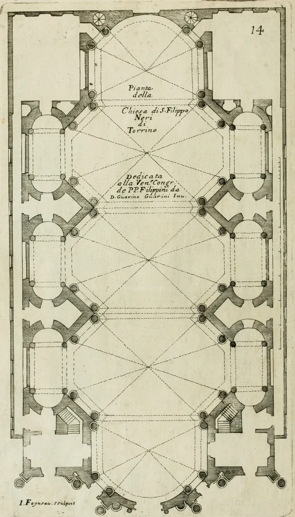 An illustration from Dissegni d'architettvra civile et ecclesiastica, 1686, leaf 57