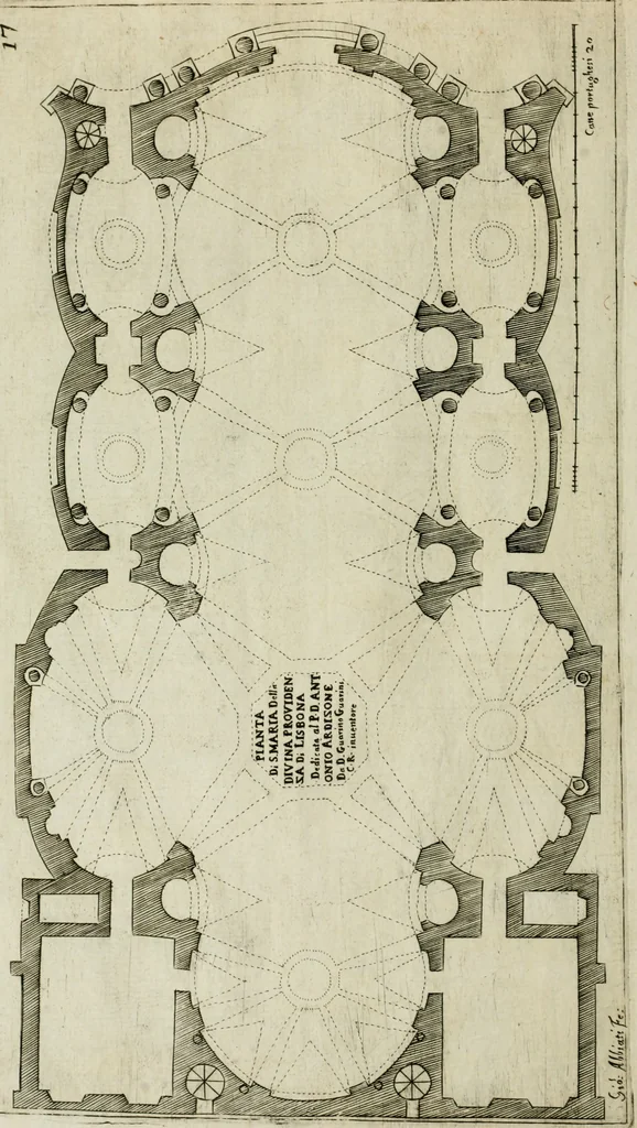 An illustration from Dissegni d'architettvra civile et ecclesiastica, 1686, leaf 63