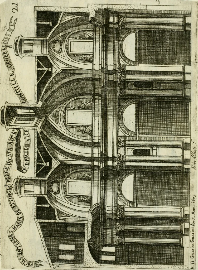 An illustration from Dissegni d'architettvra civile et ecclesiastica, 1686, leaf 70