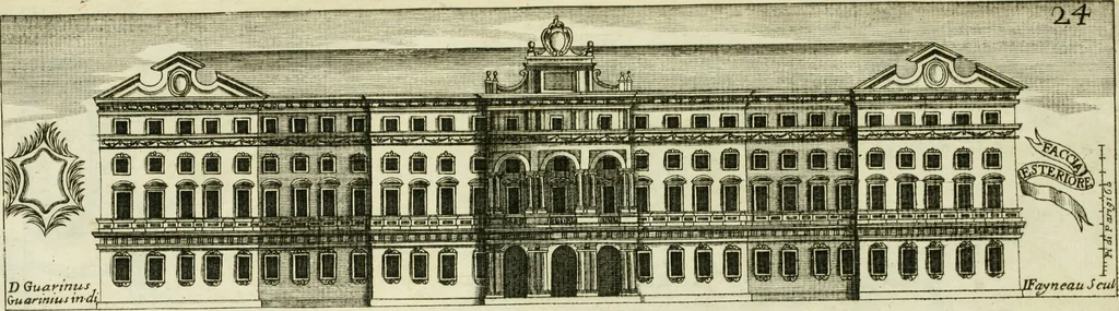 An illustration from Dissegni d'architettvra civile et ecclesiastica, 1686, leaf 76