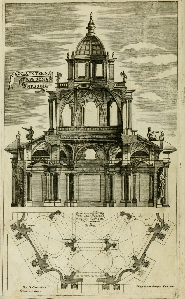 An illustration from Dissegni d'architettvra civile et ecclesiastica, 1686, leaf 85