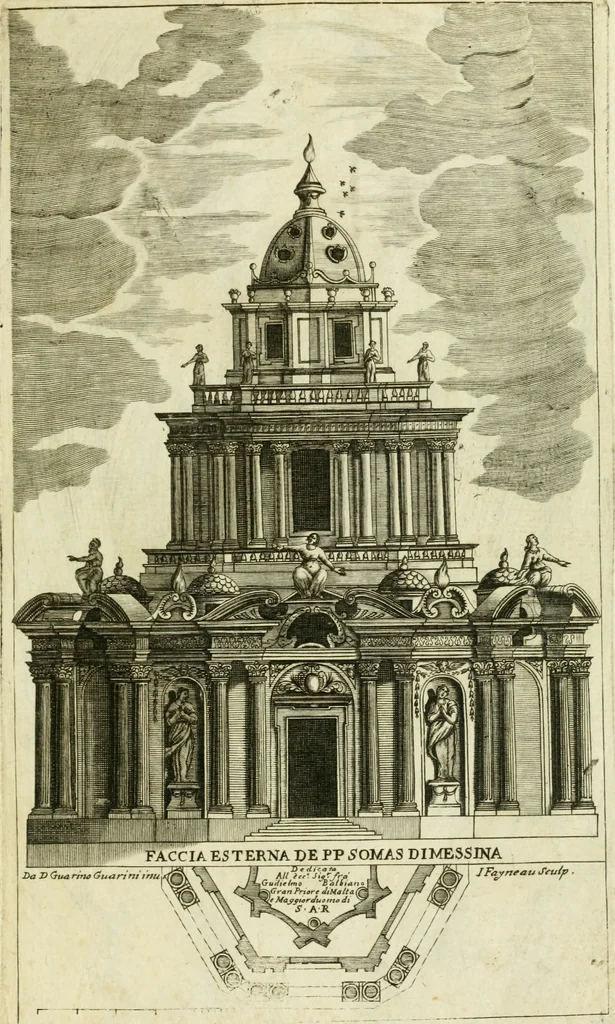 An illustration from Dissegni d'architettvra civile et ecclesiastica, 1686, leaf 86