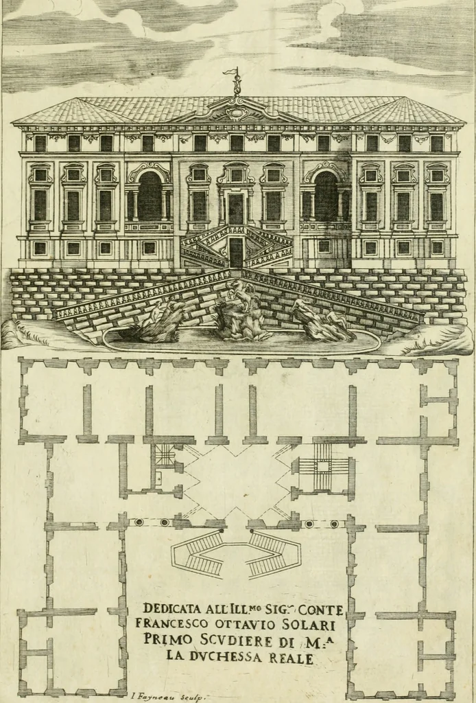 An illustration from Dissegni d'architettvra civile et ecclesiastica, 1686, leaf 90