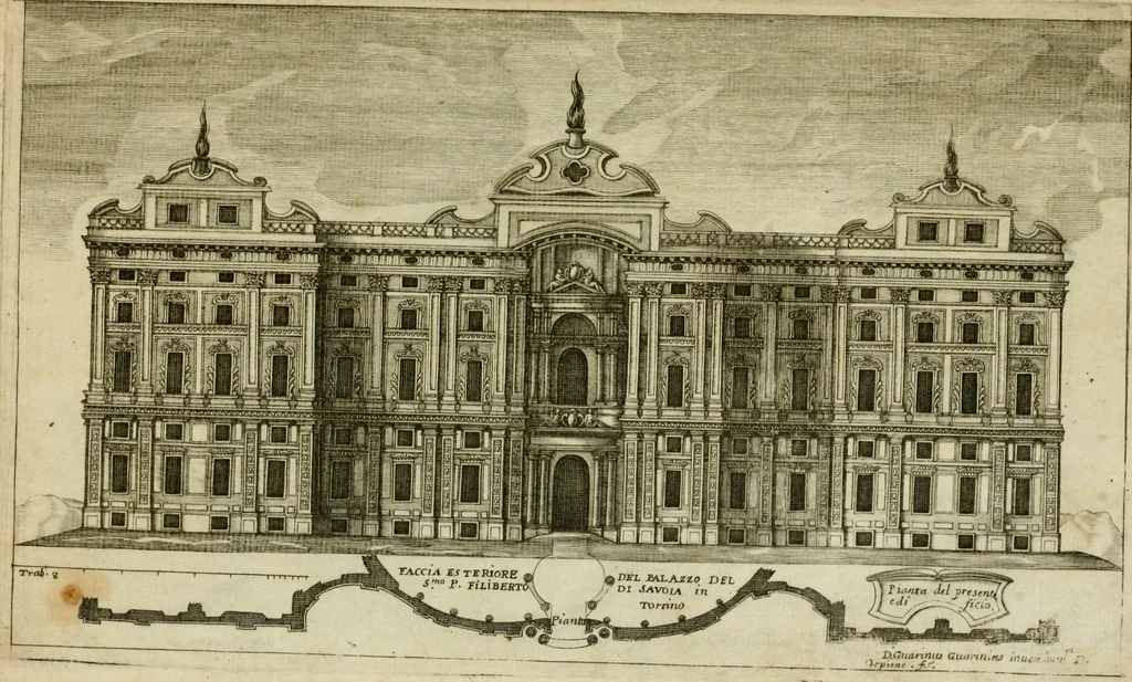 An illustration from Dissegni d'architettvra civile et ecclesiastica, 1686, leaf 93