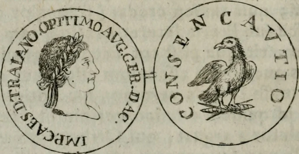 An illustration from Dissertatio de numis monetariorum veterum culpa vitiosis ..., 1736, leaf 29