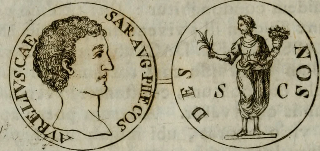An illustration from Dissertatio de numis monetariorum veterum culpa vitiosis ..., 1736, leaf 31